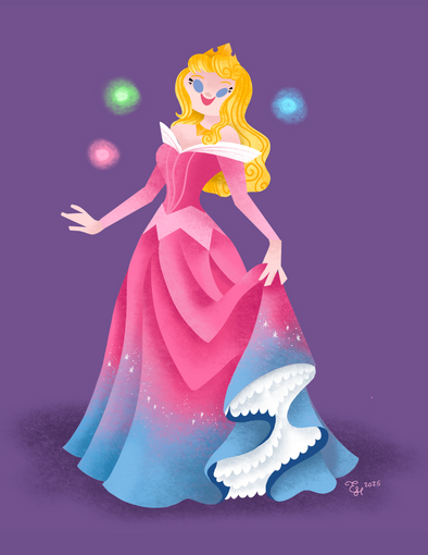 Sleeping Beauty Postcard