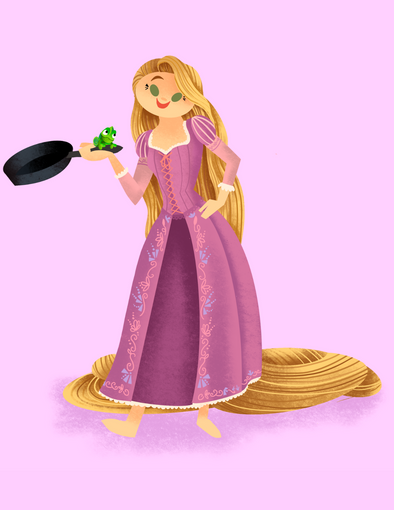 “Rapunzel” Postcard