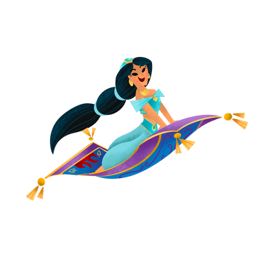 Agrabah Princess Sticker