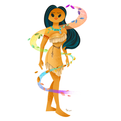 Pocahontas Sticker