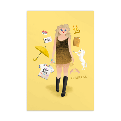 “Fearless” Postcard Print