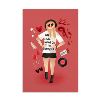 “Red” Postcard Print