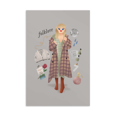 “Folklore” Postcard Print
