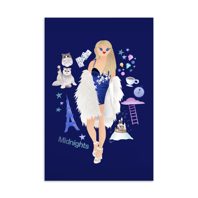 “Midnights” Postcard Print