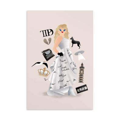 “The Tortured Poets Department” Postcard Print