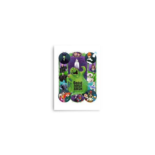 “Oogie Boogie Bash” Postcard Print - 1st Edition 2025