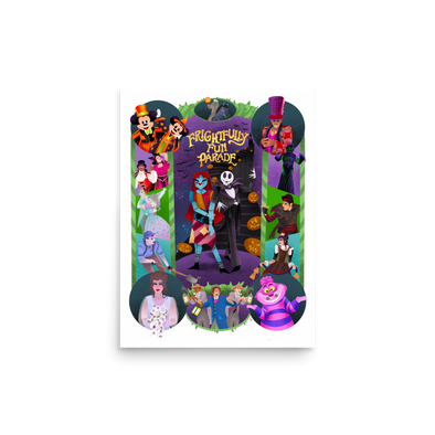 “Frightfully Fun Parade” Poster Print