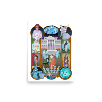 “Haunted Mansion” Poster Print