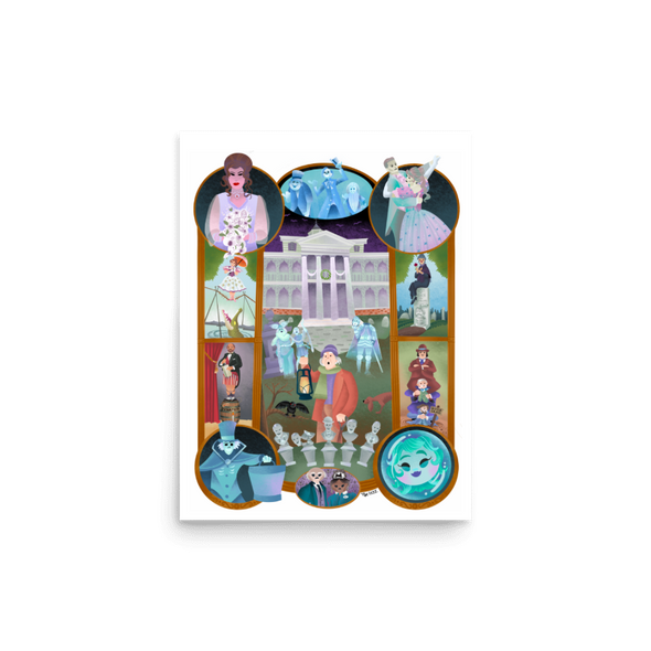 “Haunted Mansion” Poster Print